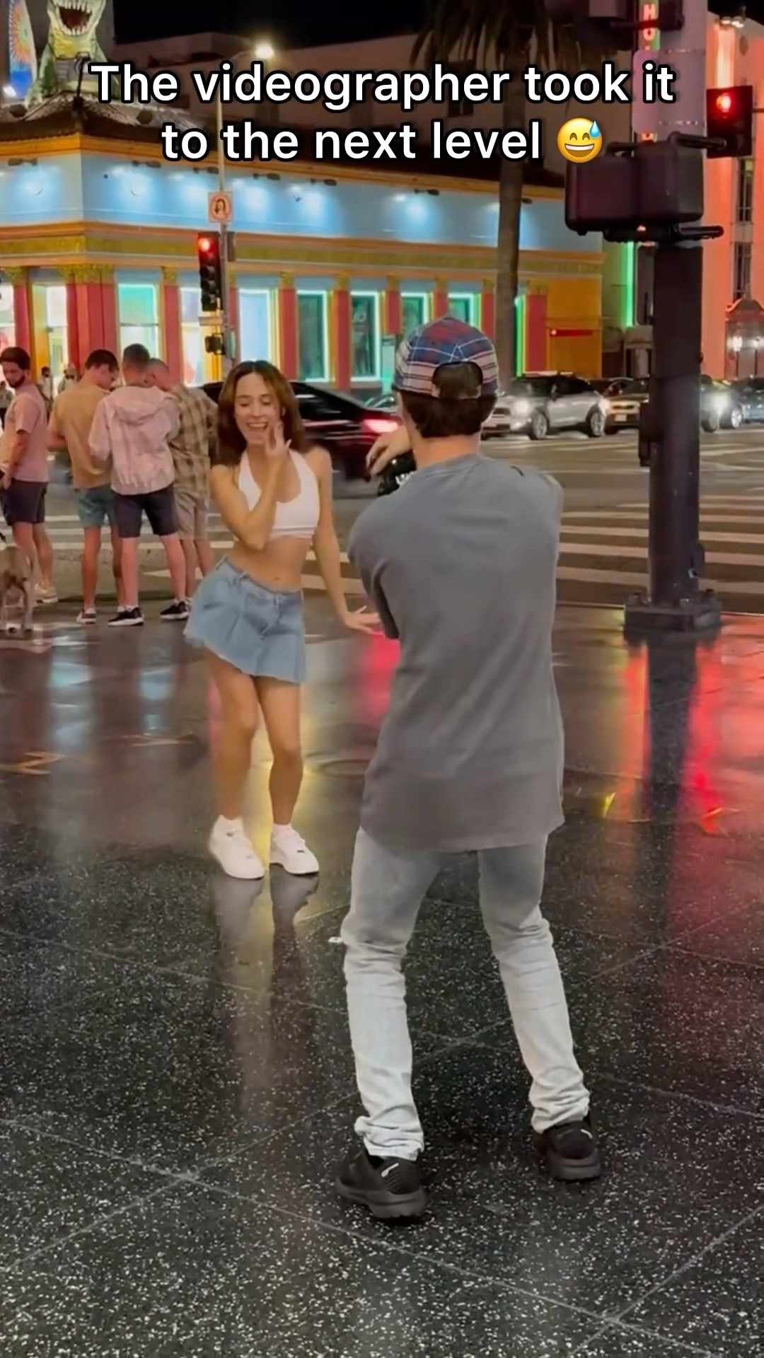 The videographer took it to the next level ?? | Andra Gogan